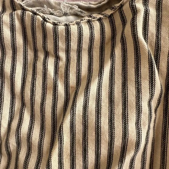 Orseund Iris Black and Tan Striped Tote - Picture 7 of 11